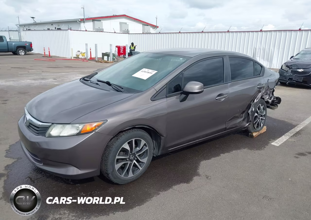 2012 Honda Civic Lx VIN:19XFB2F56CE003810 - 2