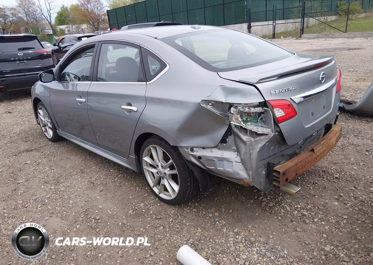 2013 Nissan Sentra Sr VIN:3N1AB7AP8DL790002 - 3