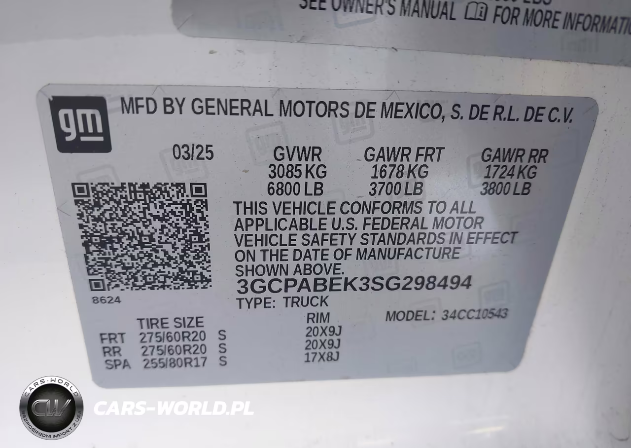 2025 Chevrolet Silverado 1500 2Wd Short Bed Custom VIN:3GCPABEK3SG298494 - 9