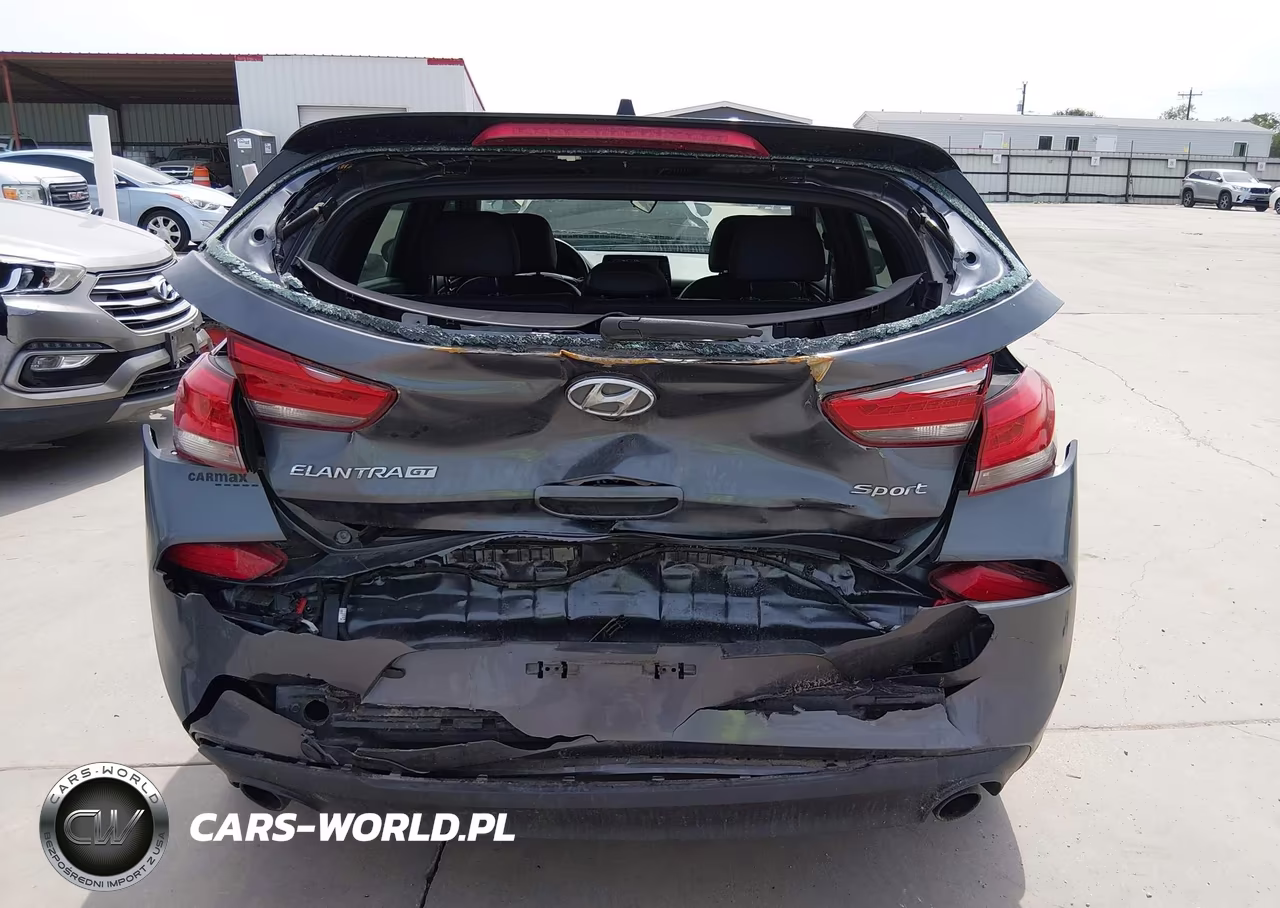 2018 Hyundai Elantra Gt Sport VIN:KMHH55LC9JU017165 - 17