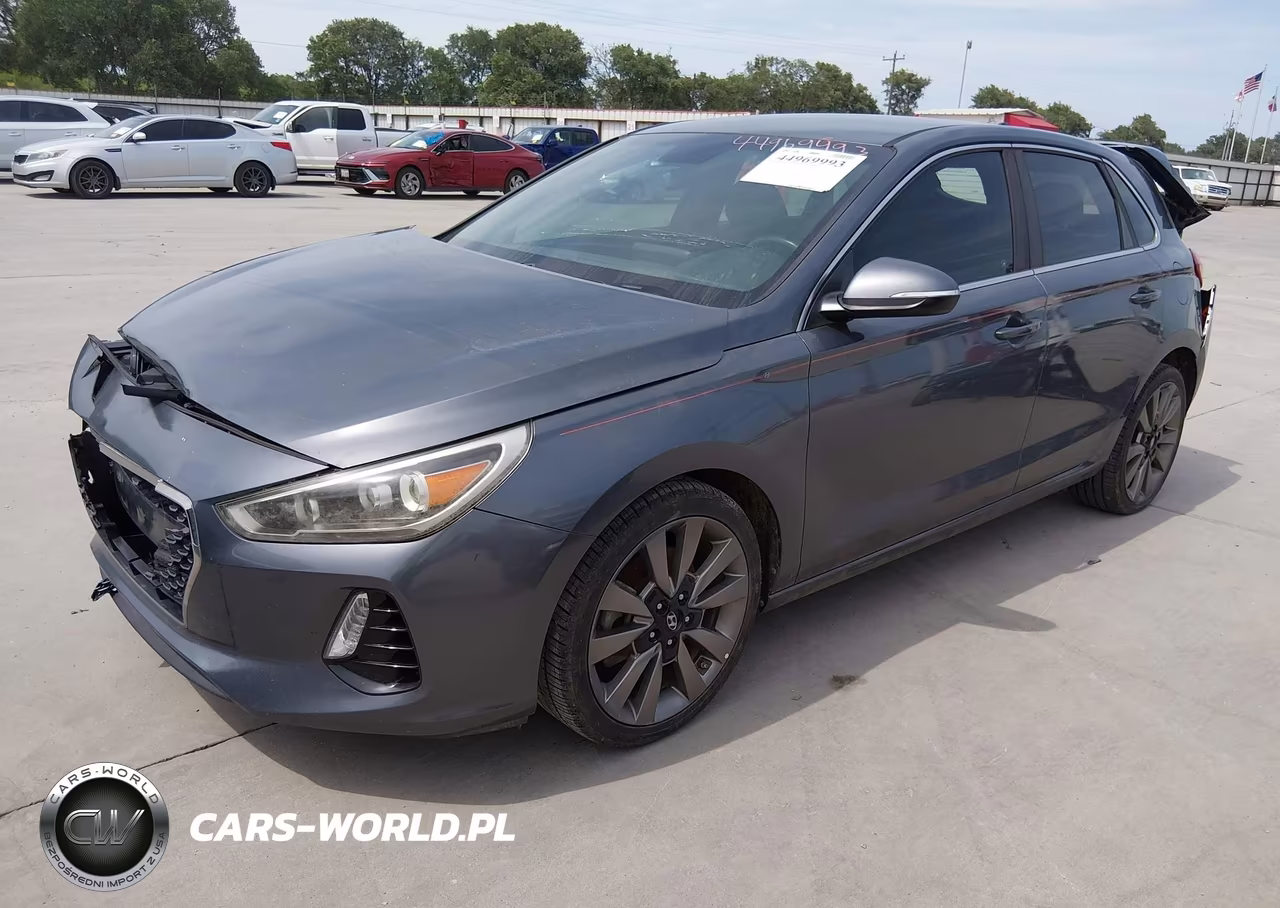 2018 Hyundai Elantra Gt Sport VIN:KMHH55LC9JU017165 - 2