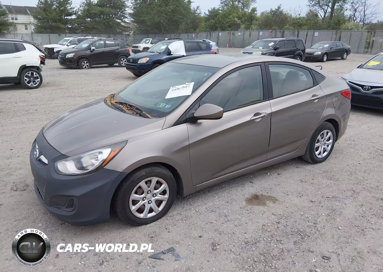 2014 Hyundai Accent Gls VIN:KMHCT4AE8EU700804 - 2