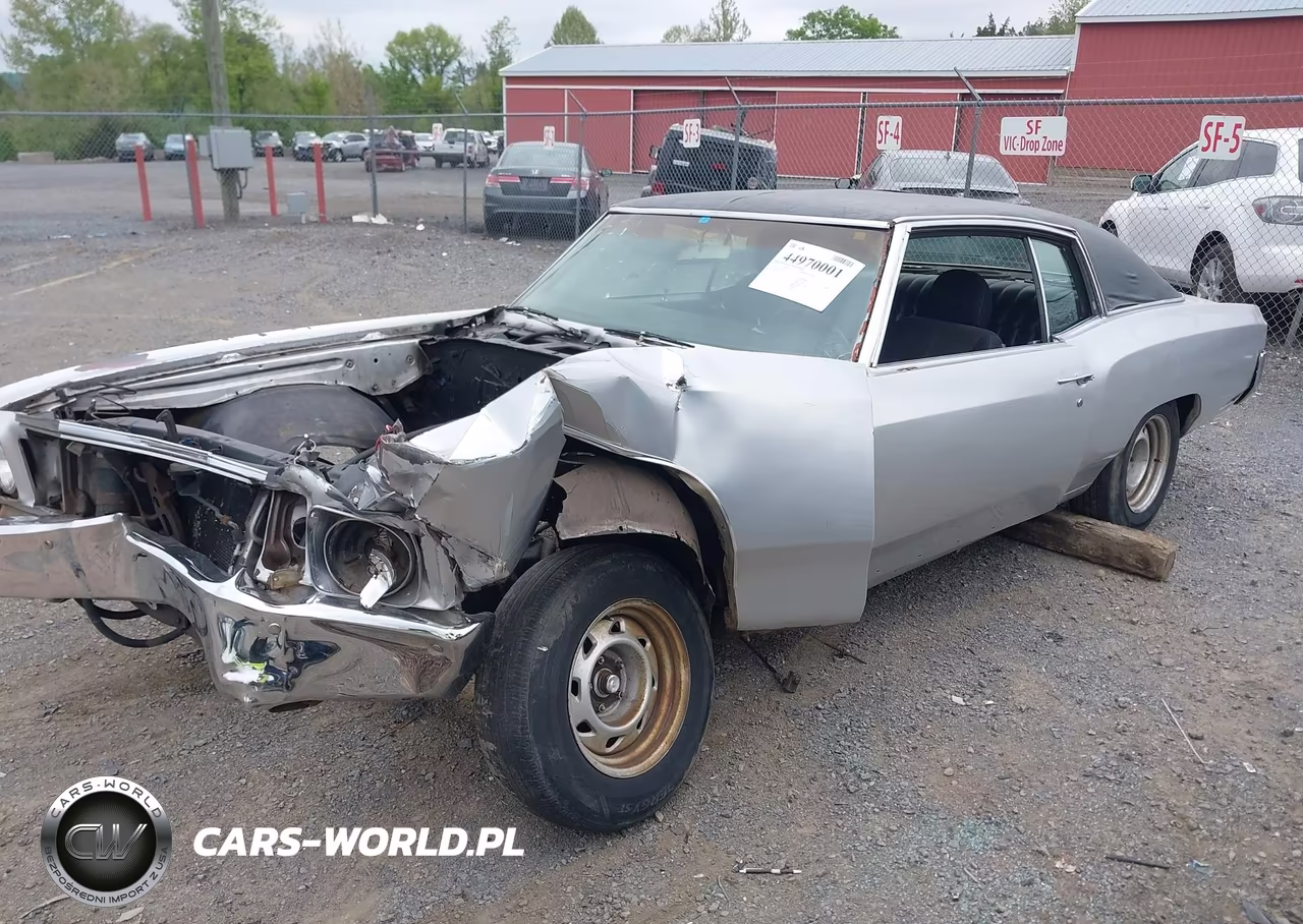 1972 Chev Monte Carlo VIN:1H57H2B517781 - 2