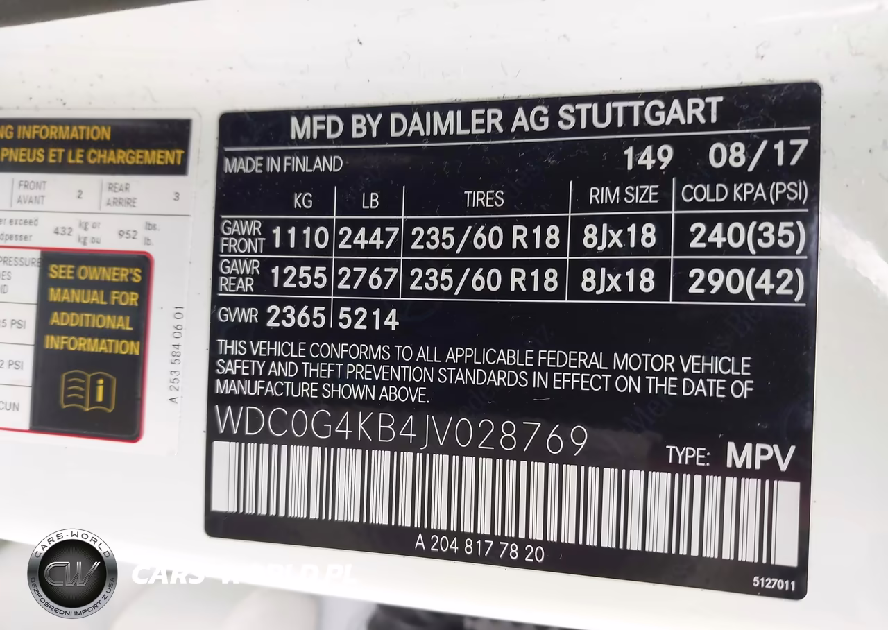 2018 Mercedes-Benz Glc 300 4Matic VIN:WDC0G4KB4JV028769 - 9