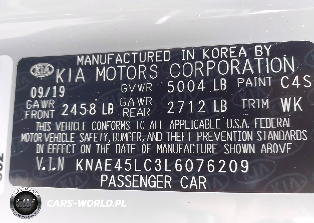 2020 Kia Stinger Gt1 VIN:KNAE45LC3L6076209 - 9