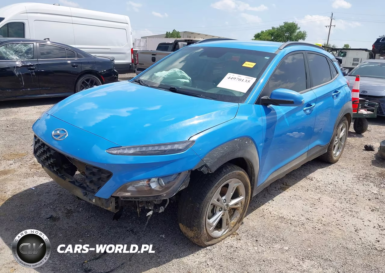 2022 Hyundai Kona Sel VIN:KM8K62AB7NU927317 - 2