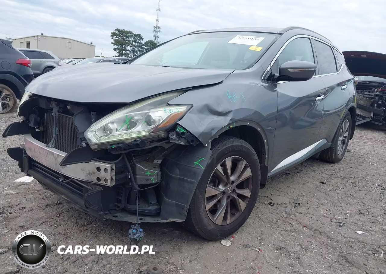 2015 Nissan Murano Sv VIN:5N1AZ2MGXFN250852 - 2