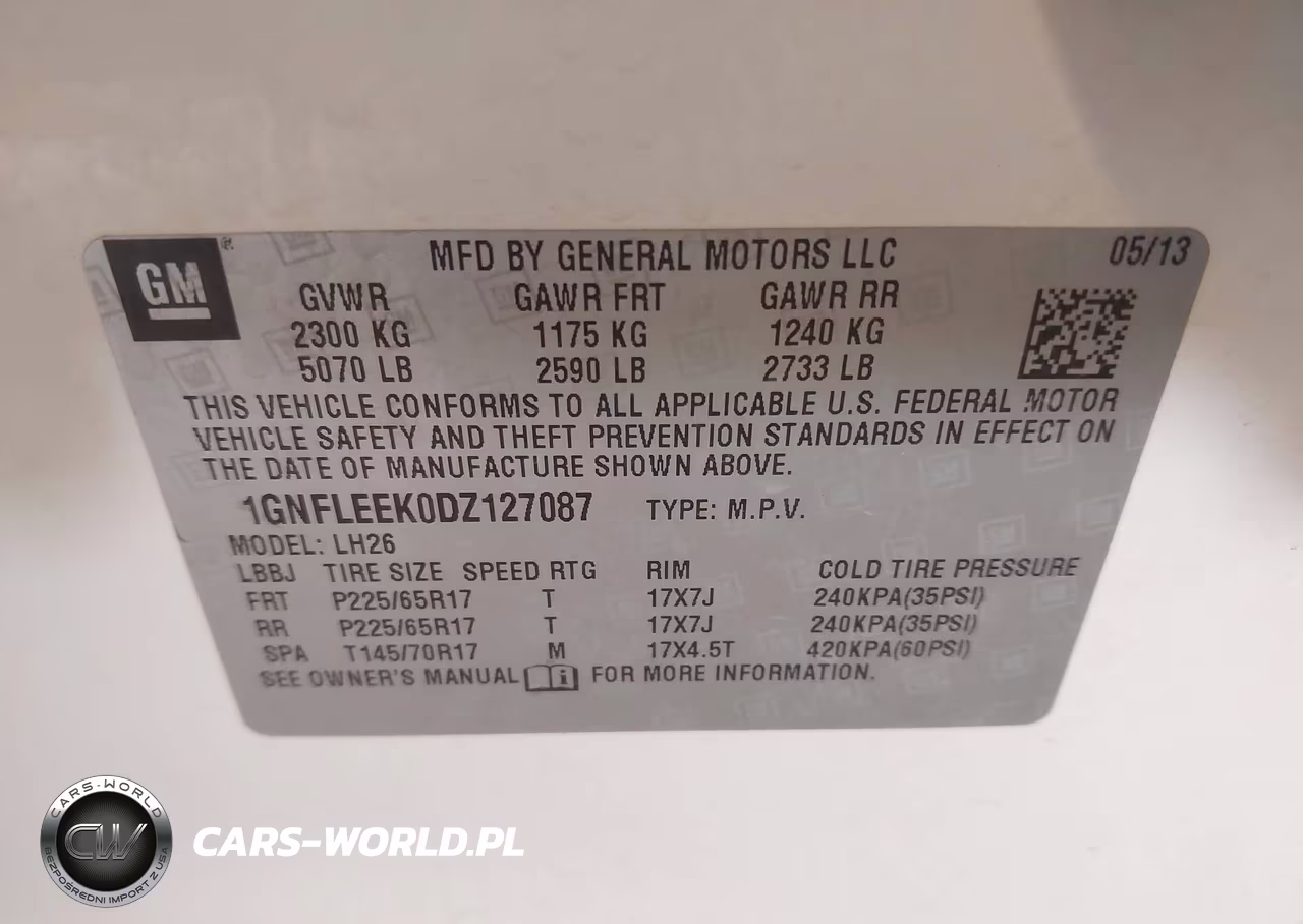 2013 Chevrolet Equinox 1Lt VIN:1GNFLEEK0DZ127087 - 9