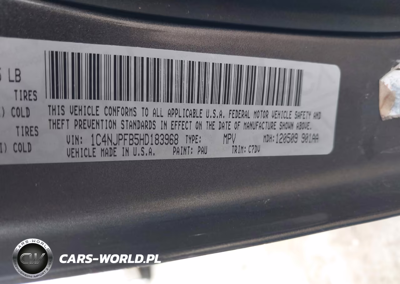 2017 Jeep Patriot Latitude Fwd VIN:1C4NJPFB5HD183968 - 9