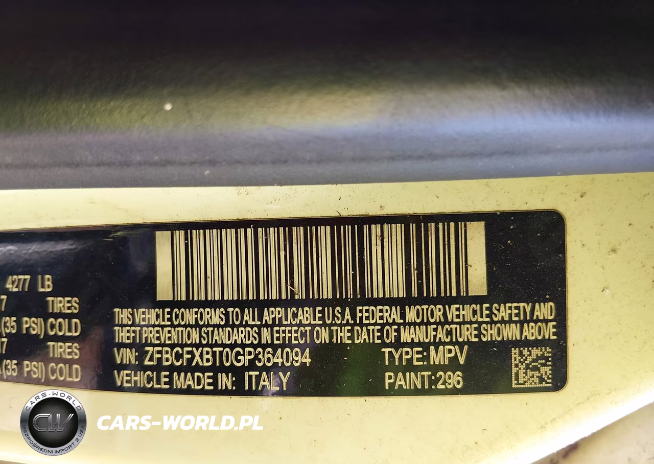 2016 Fiat 500X Easy VIN:ZFBCFXBT0GP364094 - 9