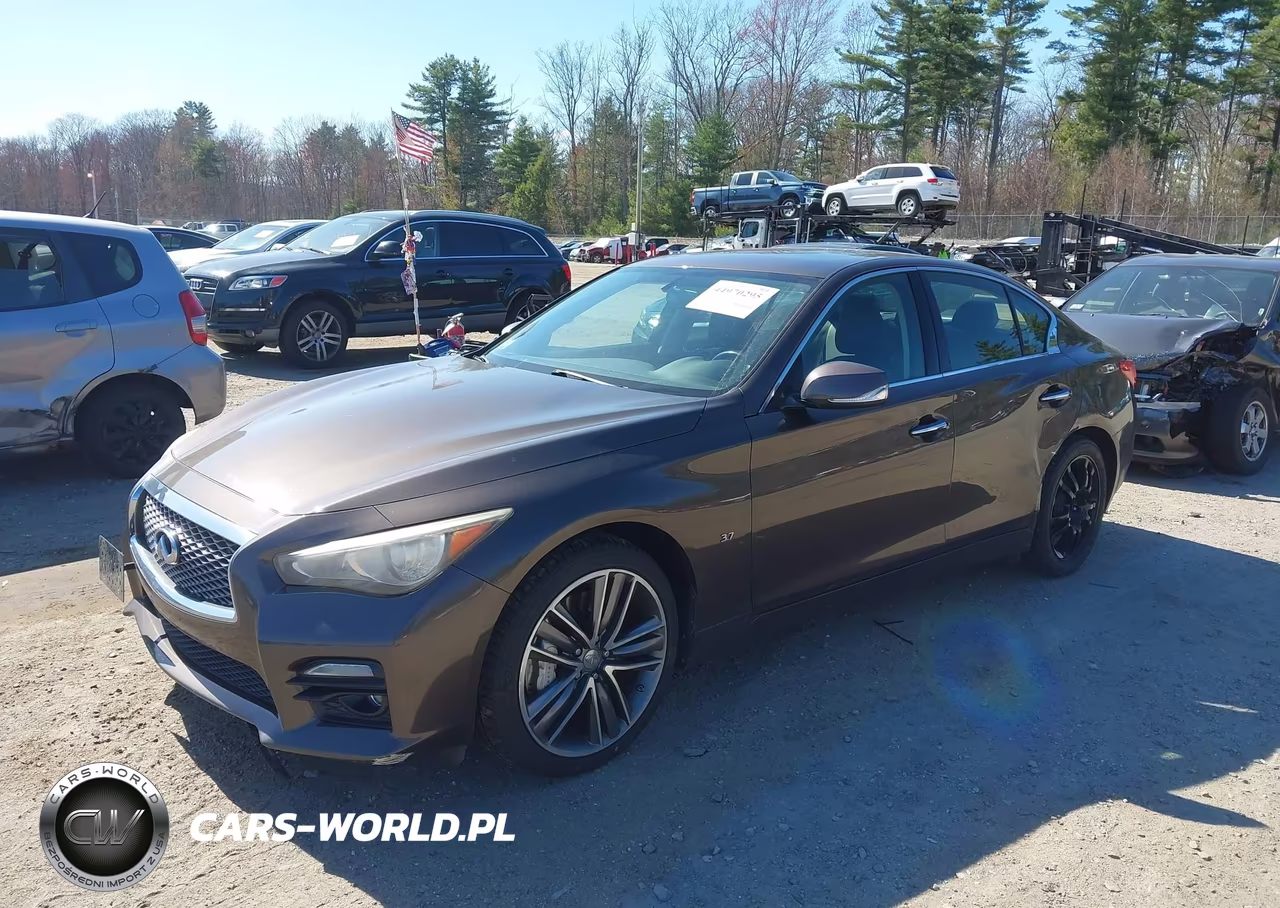 2014 Infiniti Q50 Sport VIN:JN1BV7ARXEM680430 - 2