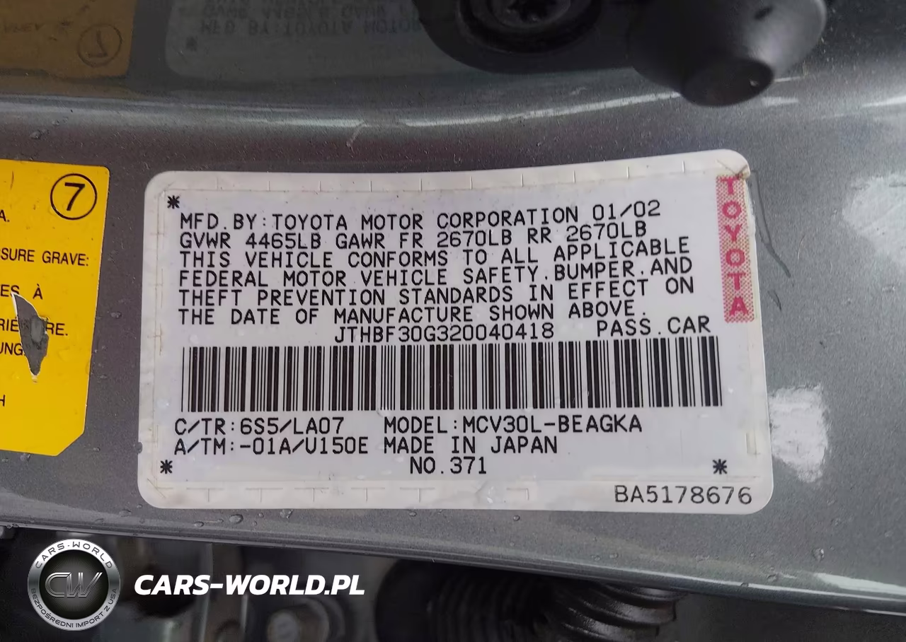 2002 Lexus Es 300 VIN:JTHBF30G320040418 - 9