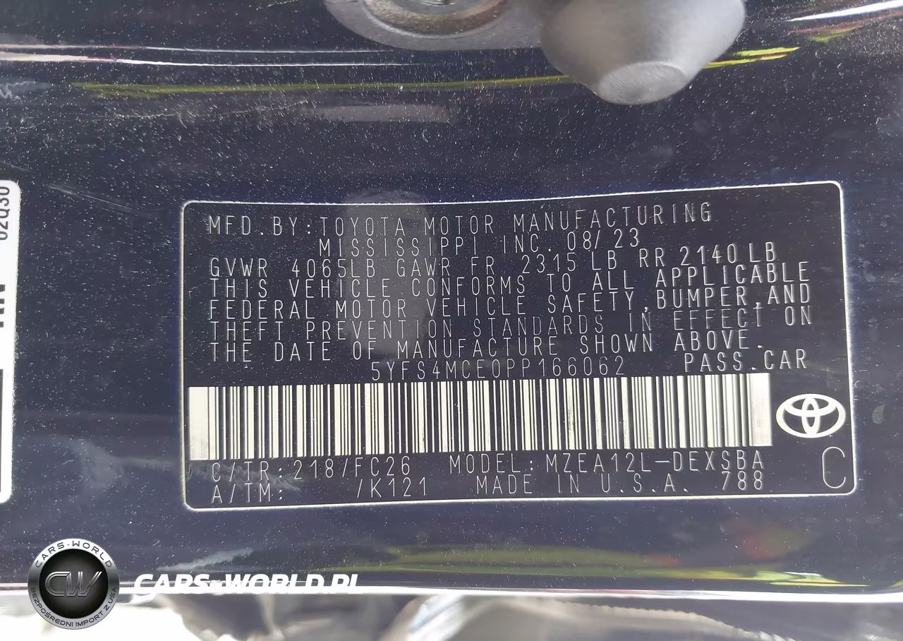 2023 Toyota Corolla Se VIN:5YFS4MCE0PP166062 - 9