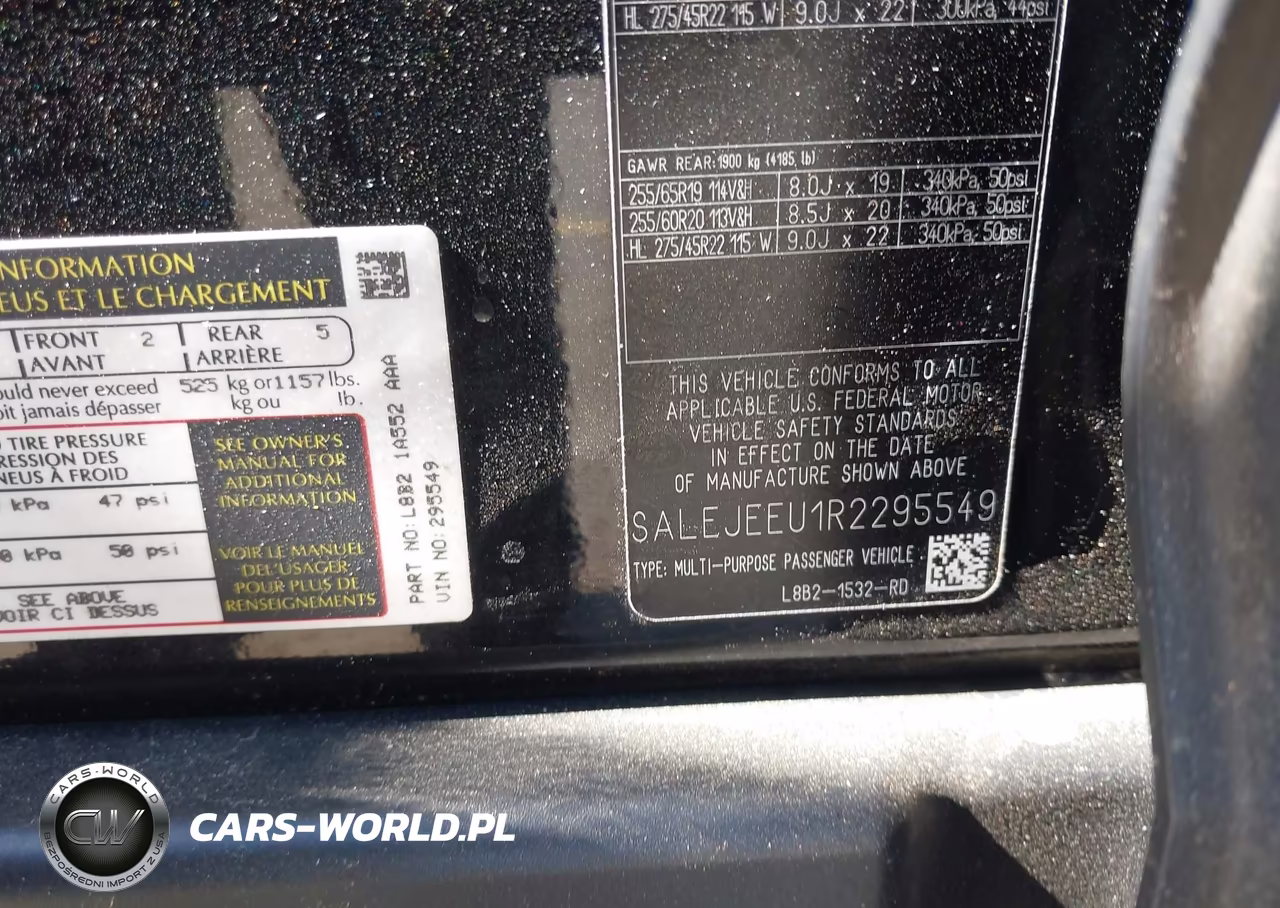 2024 Land Rover Defender 110 P400 S VIN:SALEJEEU1R2295549 - 9