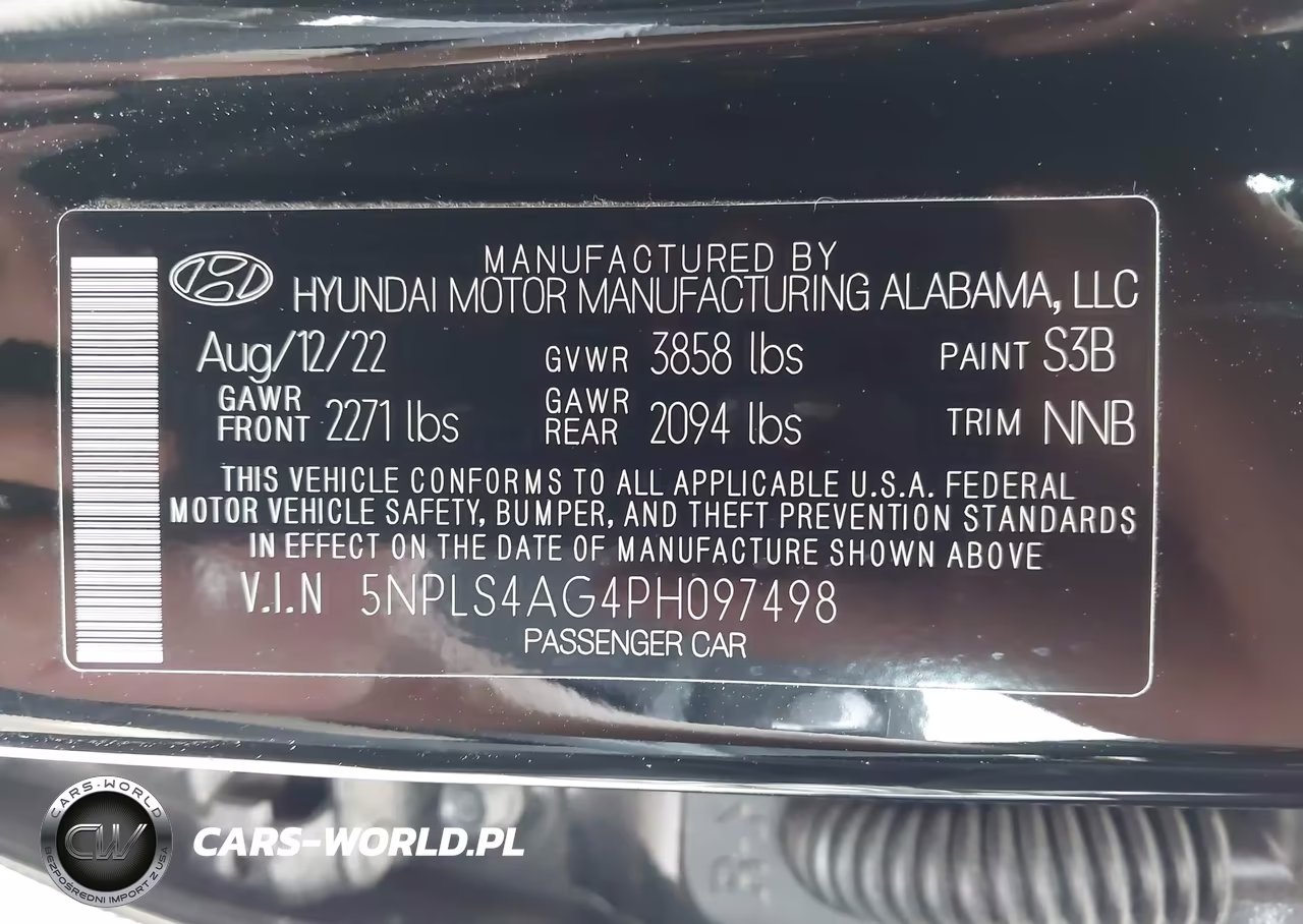 2023 Hyundai Elantra Sel VIN:5NPLS4AG4PH097498 - 9