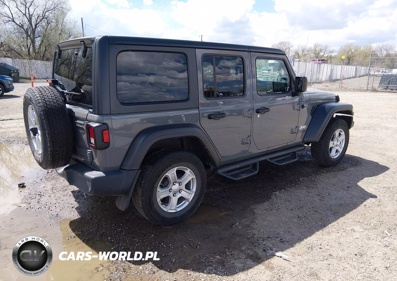 2019 Jeep Wrangler Unlimited Sport S 4X4 VIN:1C4HJXDN7KW668540 - 4
