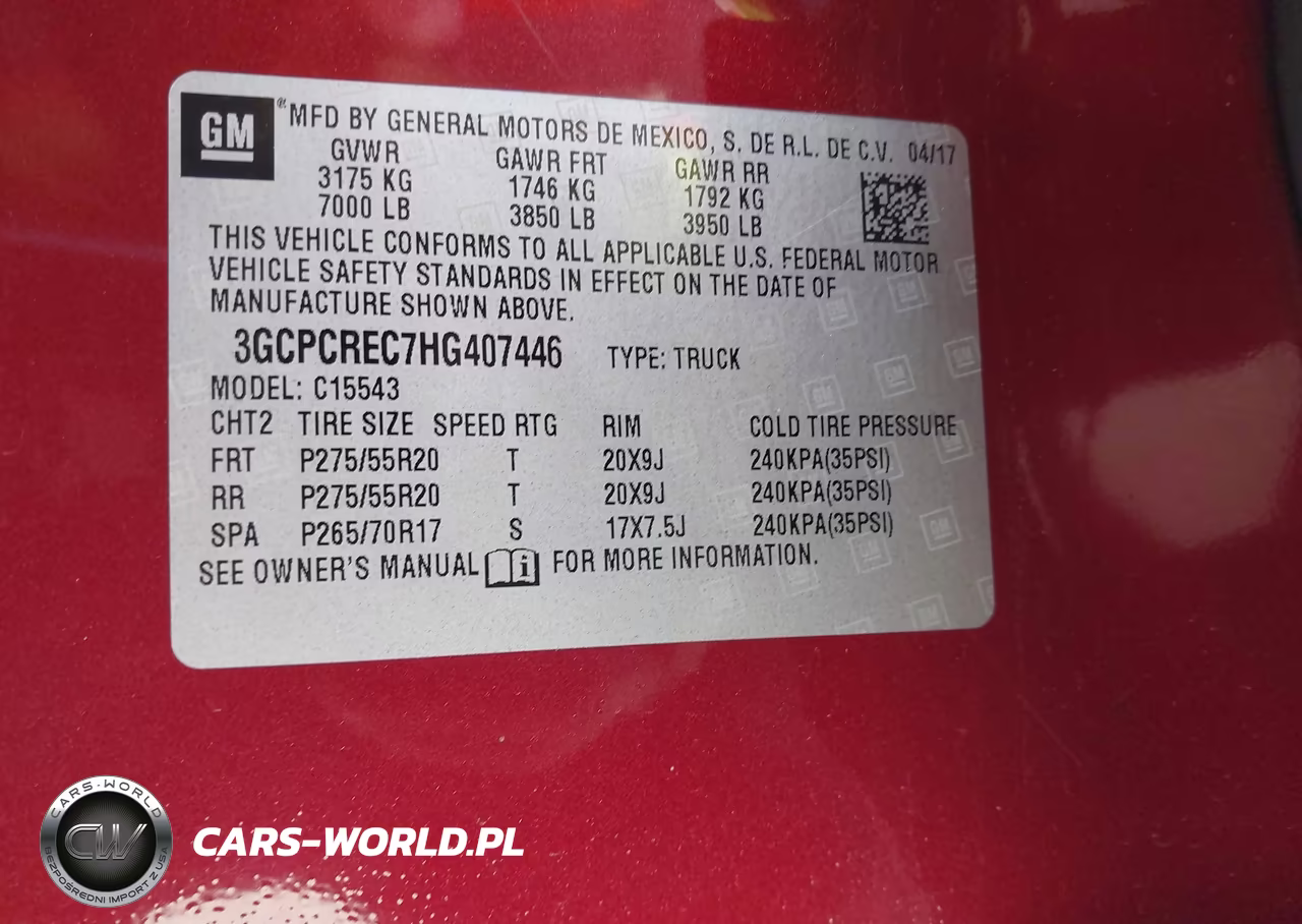 2017 Chevrolet Silverado 1500 1Lt VIN:3GCPCREC7HG407446 - 9