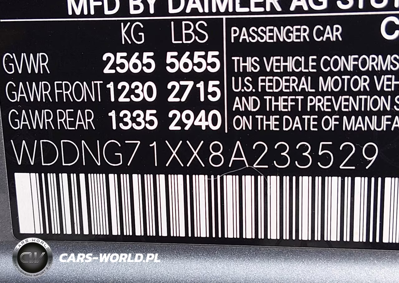 2008 Mercedes-Benz S 550 VIN:WDDNG71XX8A233529 - 9