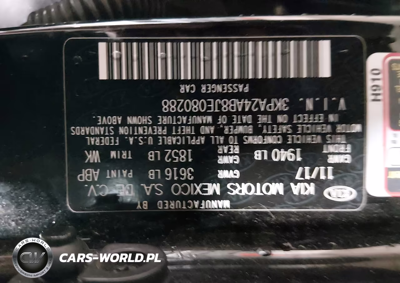 2018 Kia Rio Lx VIN:3KPA24AB8JE080288 - 9