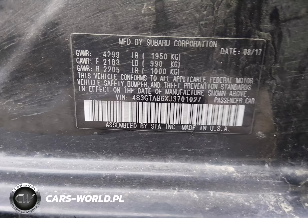 2018 Subaru Impreza 2.0I Premium VIN:4S3GTAB6XJ3701027 - 9