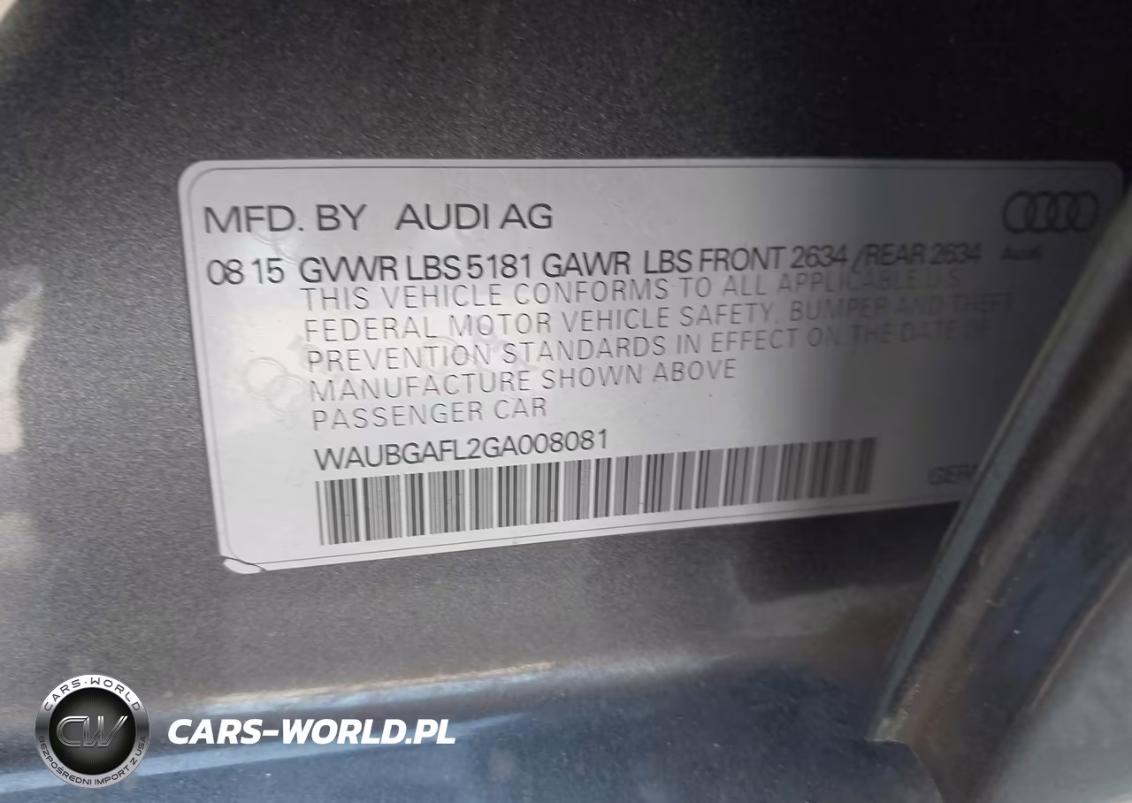 2016 Audi S4 3.0T Premium Plus VIN:WAUBGAFL2GA008081 - 9