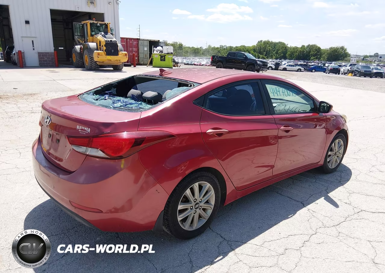 2014 Hyundai Elantra Se VIN:KMHDH4AE3EU186012 - 4