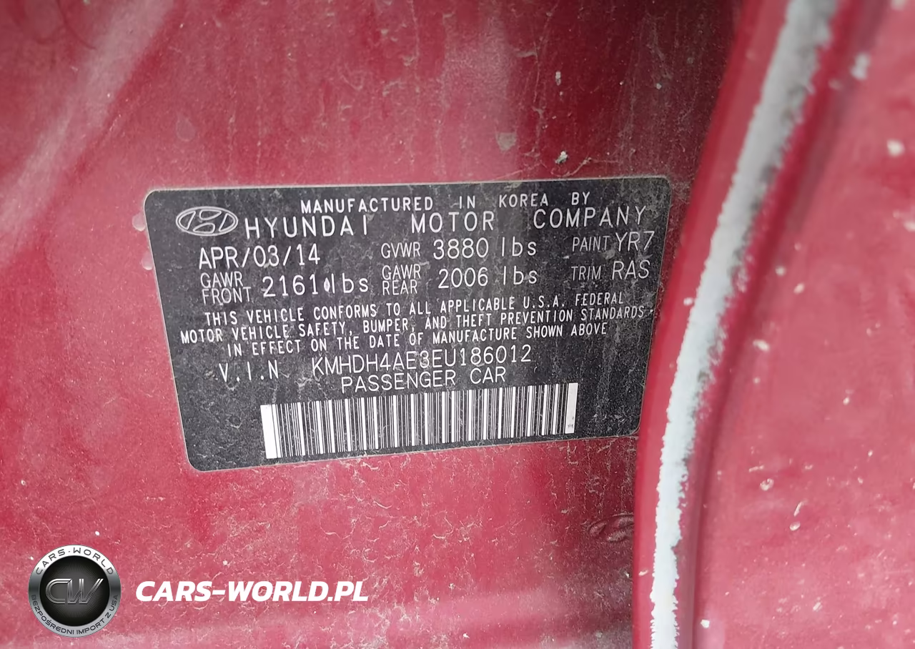 2014 Hyundai Elantra Se VIN:KMHDH4AE3EU186012 - 9