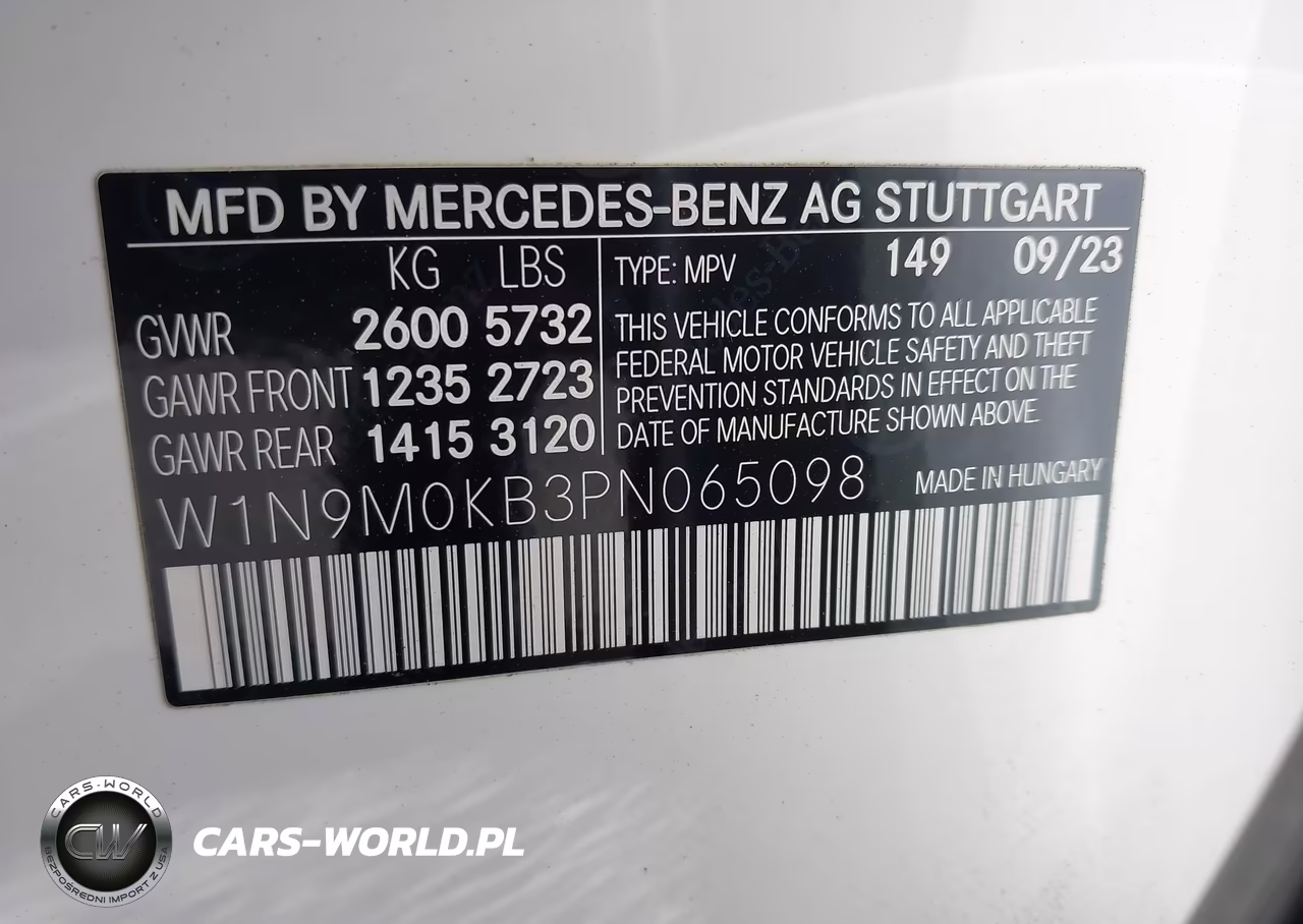 2023 Mercedes-Benz Eqb 300 Suv 4Matic VIN:W1N9M0KB3PN065098 - 9