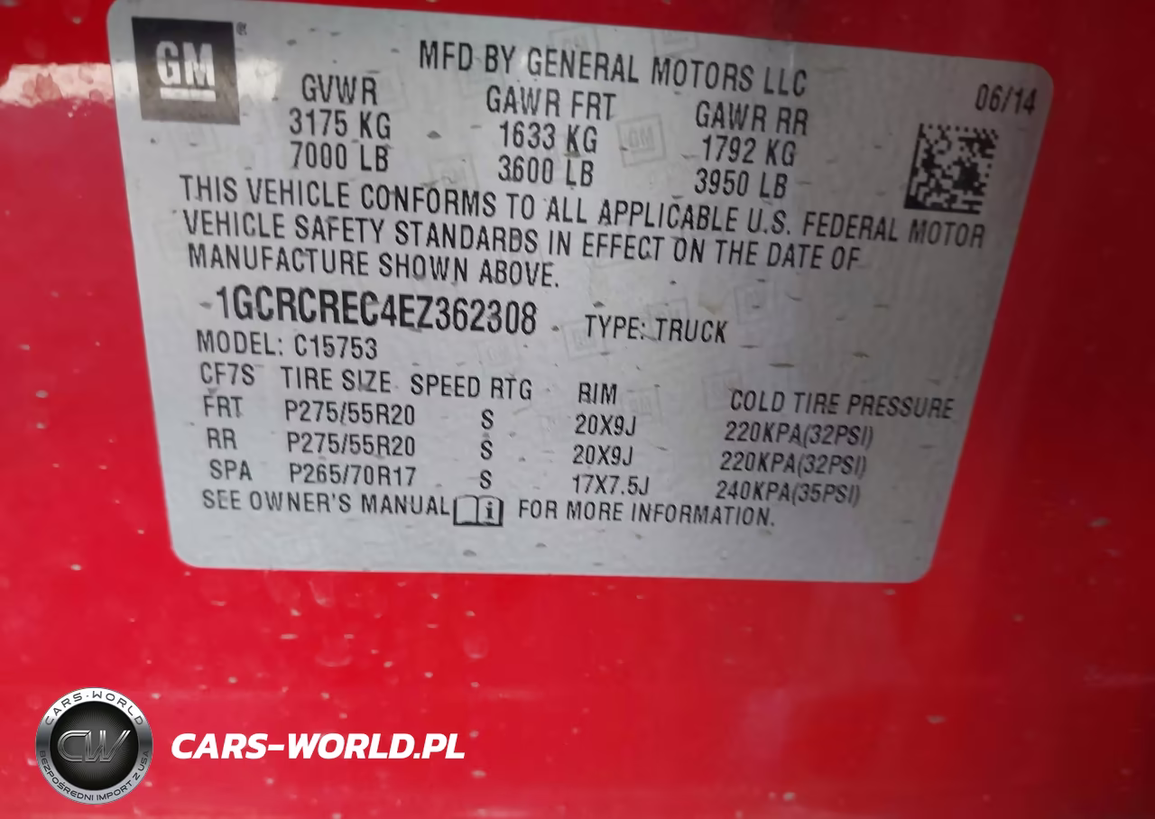 2014 Chevrolet Silverado 1500 1Lt VIN:1GCRCREC4EZ362308 - 9