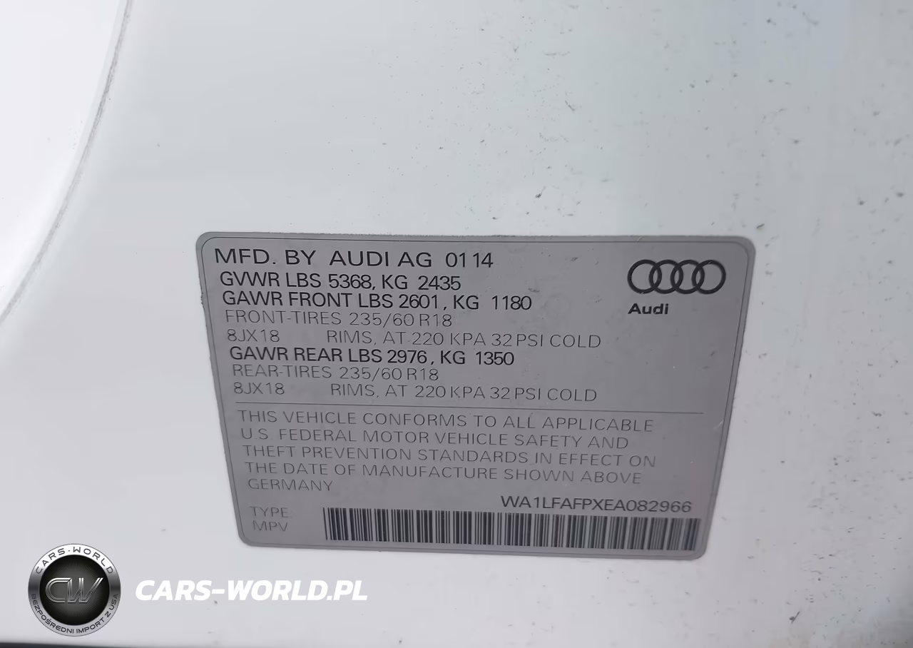 2014 Audi Q5 2.0T Premium VIN:WA1LFAFPXEA082966 - 9