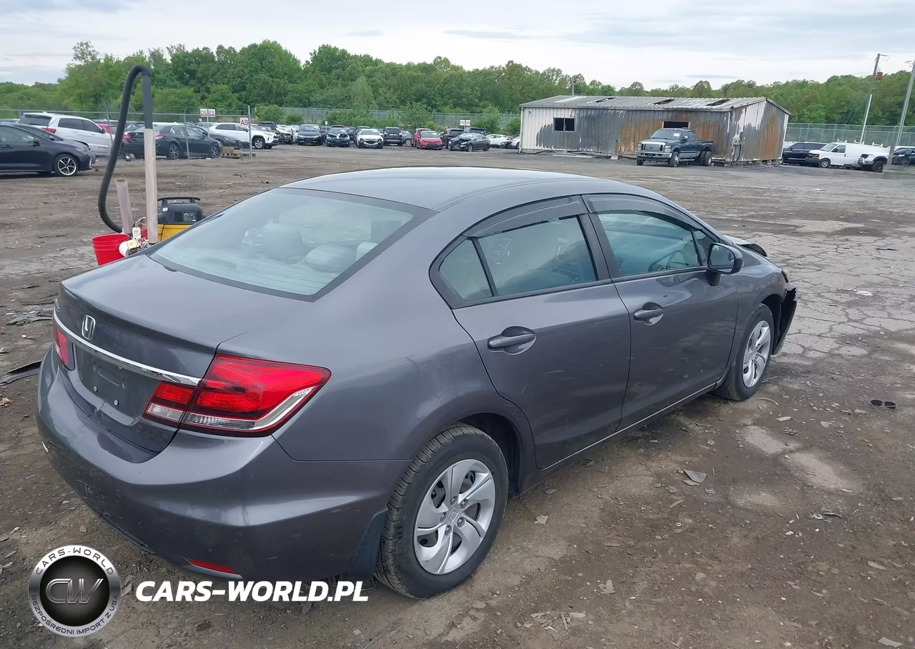 2015 Honda Civic Lx VIN:19XFB2F52FE016977 - 4