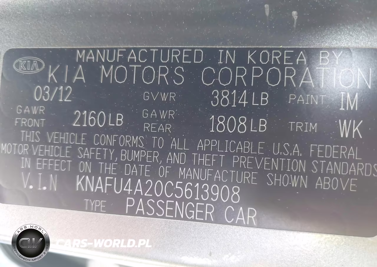 2012 Kia Forte Ex VIN:KNAFU4A20C5613908 - 9
