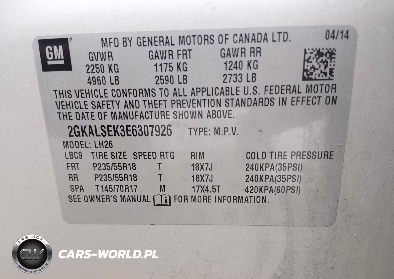 2014 GMC Terrain Slt-1 VIN:2GKALSEK3E6307926 - 9