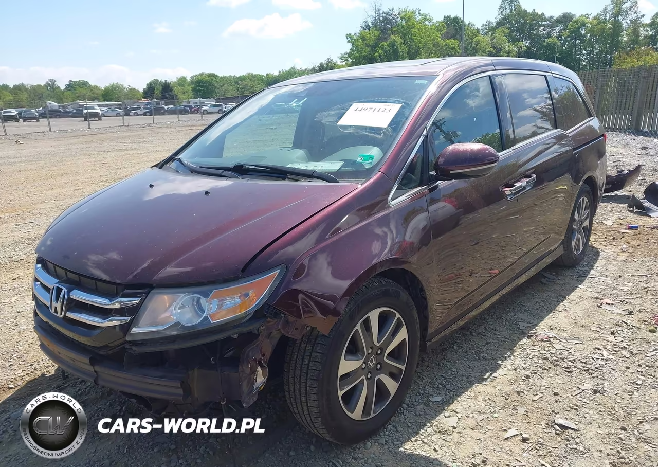 2014 Honda Odyssey Touring-Touring Elite VIN:5FNRL5H95EB040792 - 2
