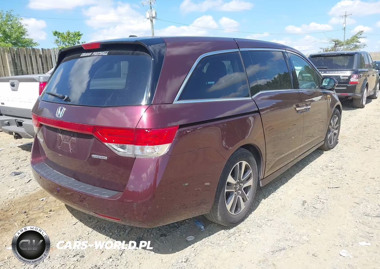 2014 Honda Odyssey Touring-Touring Elite VIN:5FNRL5H95EB040792 - 4
