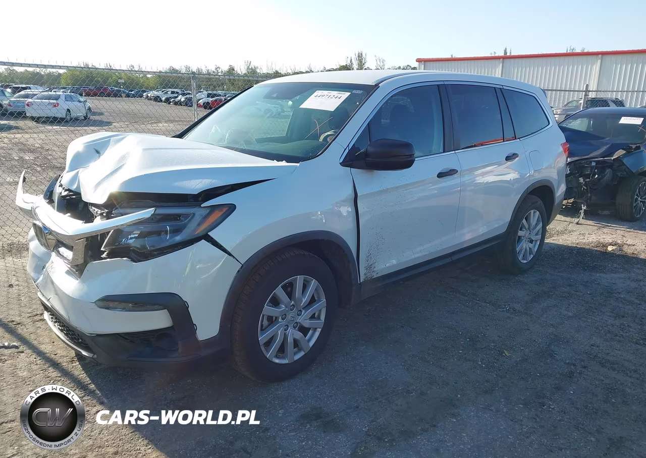 2020 Honda Pilot 2Wd Lx VIN:5FNYF5H16LB028287 - 2