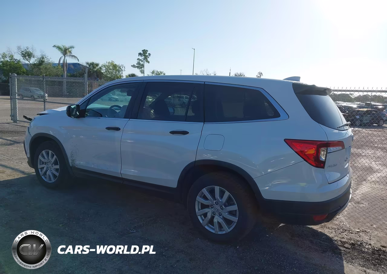 2020 Honda Pilot 2Wd Lx VIN:5FNYF5H16LB028287 - 3