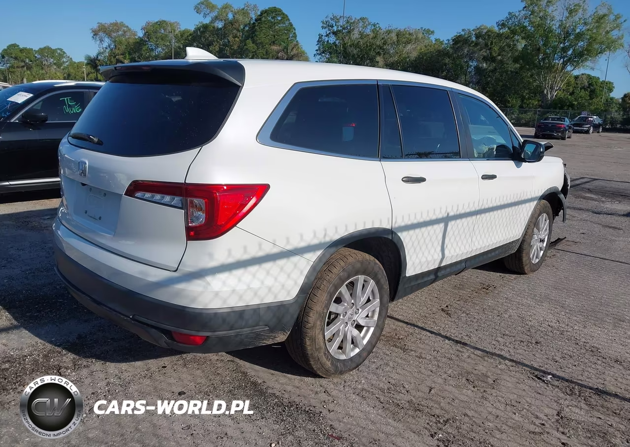 2020 Honda Pilot 2Wd Lx VIN:5FNYF5H16LB028287 - 4