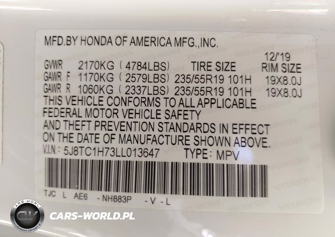 2020 Acura Rdx Advance Package VIN:5J8TC1H73LL013647 - 9