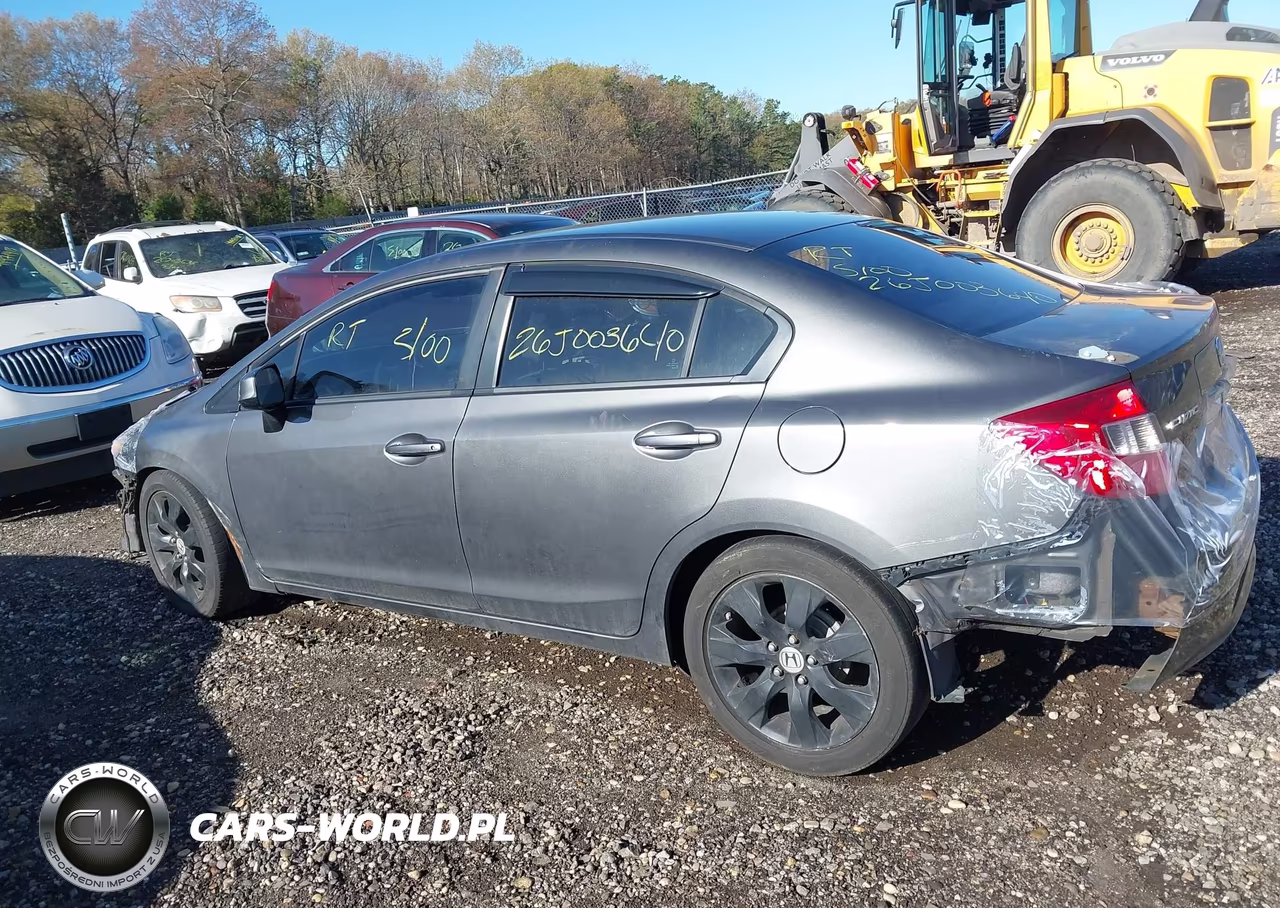 2012 Honda Civic Lx VIN:2HGFB2F59CH601184 - 13