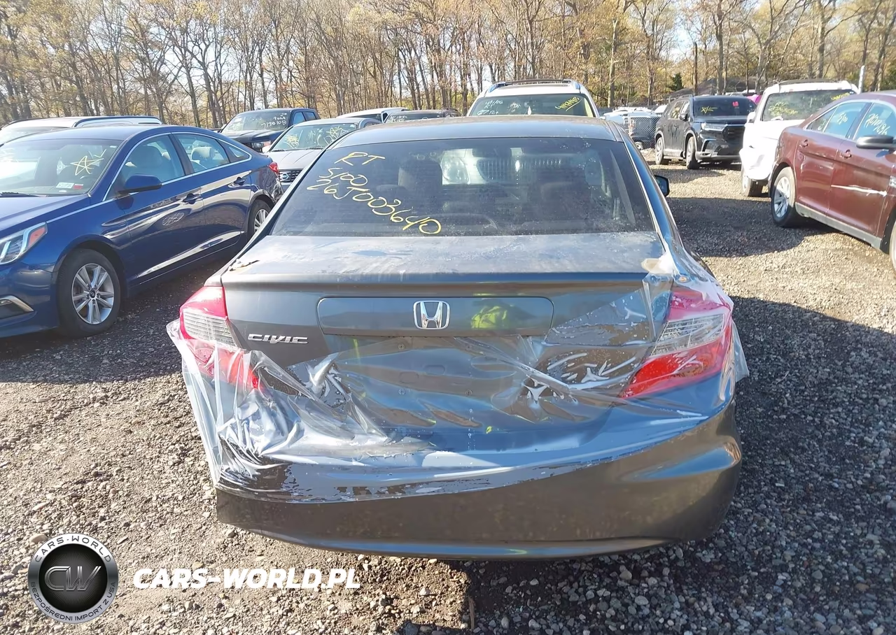 2012 Honda Civic Lx VIN:2HGFB2F59CH601184 - 15