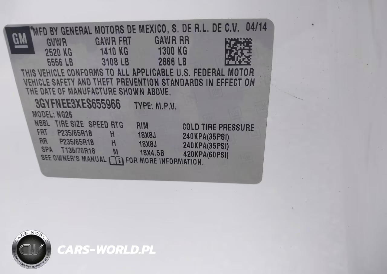 2014 Cadillac Srx Luxury Collection VIN:3GYFNEE3XES655966 - 9