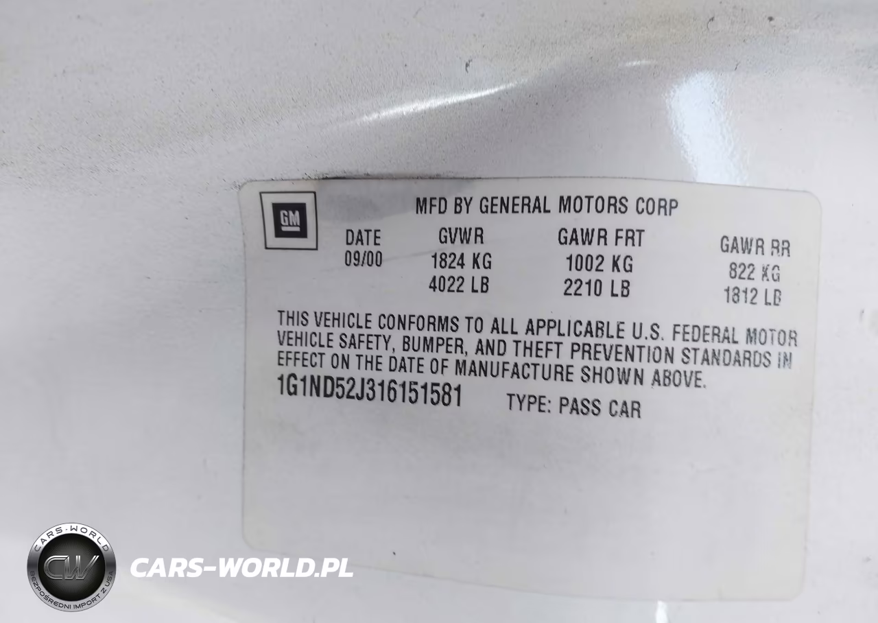 2001 Chevrolet Malibu VIN:1G1ND52J316151581 - 9