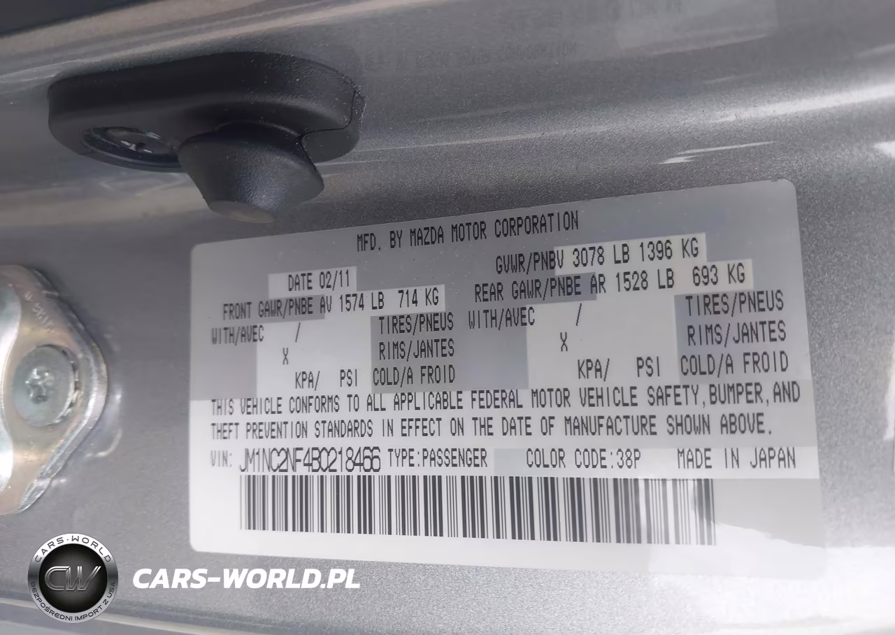 2011 Mazda Mx-5 Miata Grand Touring VIN:JM1NC2NF4B0218466 - 9