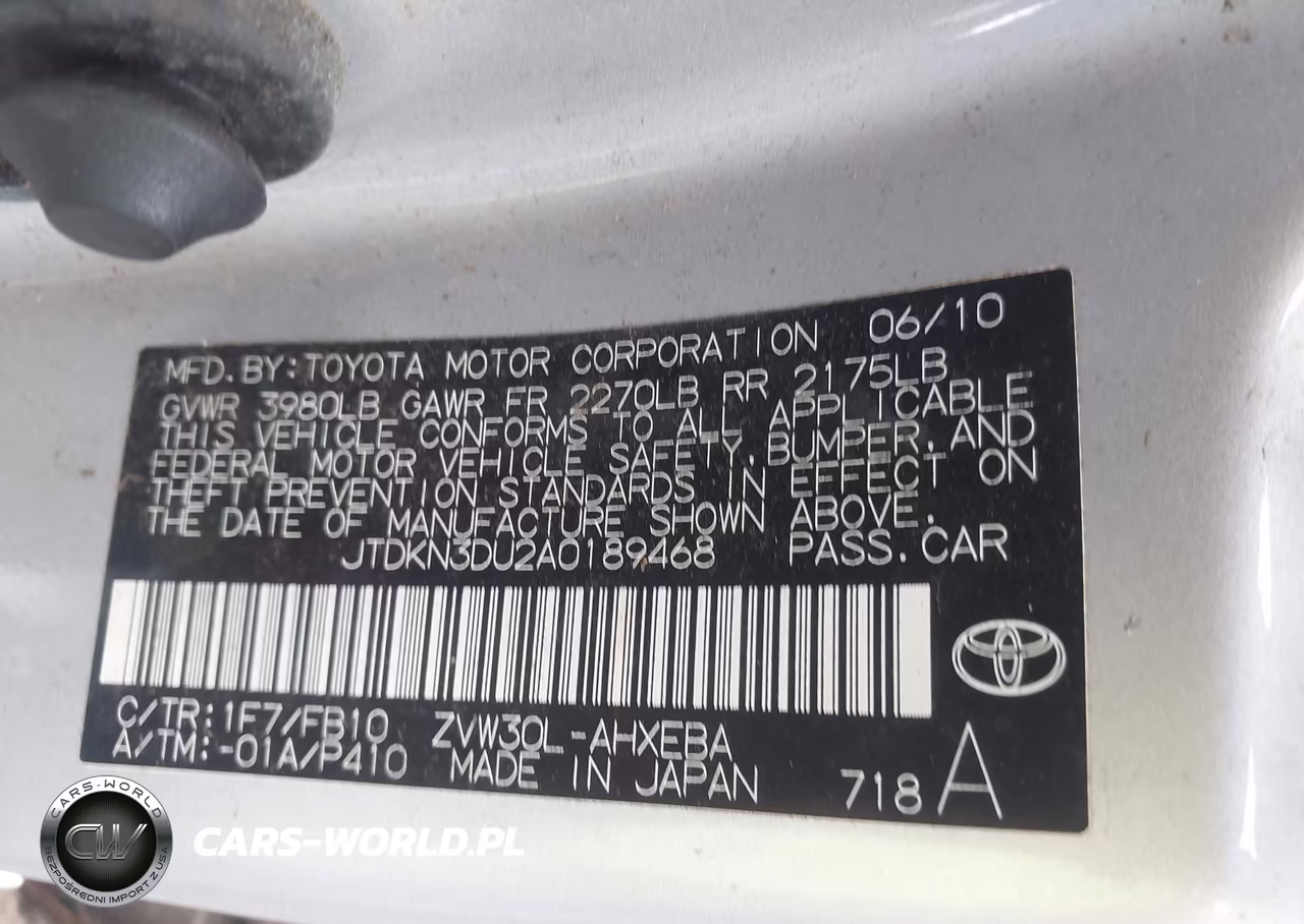 2010 Toyota Prius Iii VIN:JTDKN3DU2A0189468 - 9