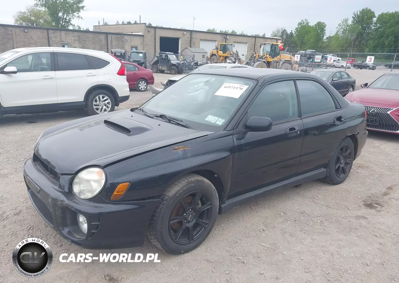 2002 Subaru Impreza Wrx VIN:JF1GD29682G507637 - 2
