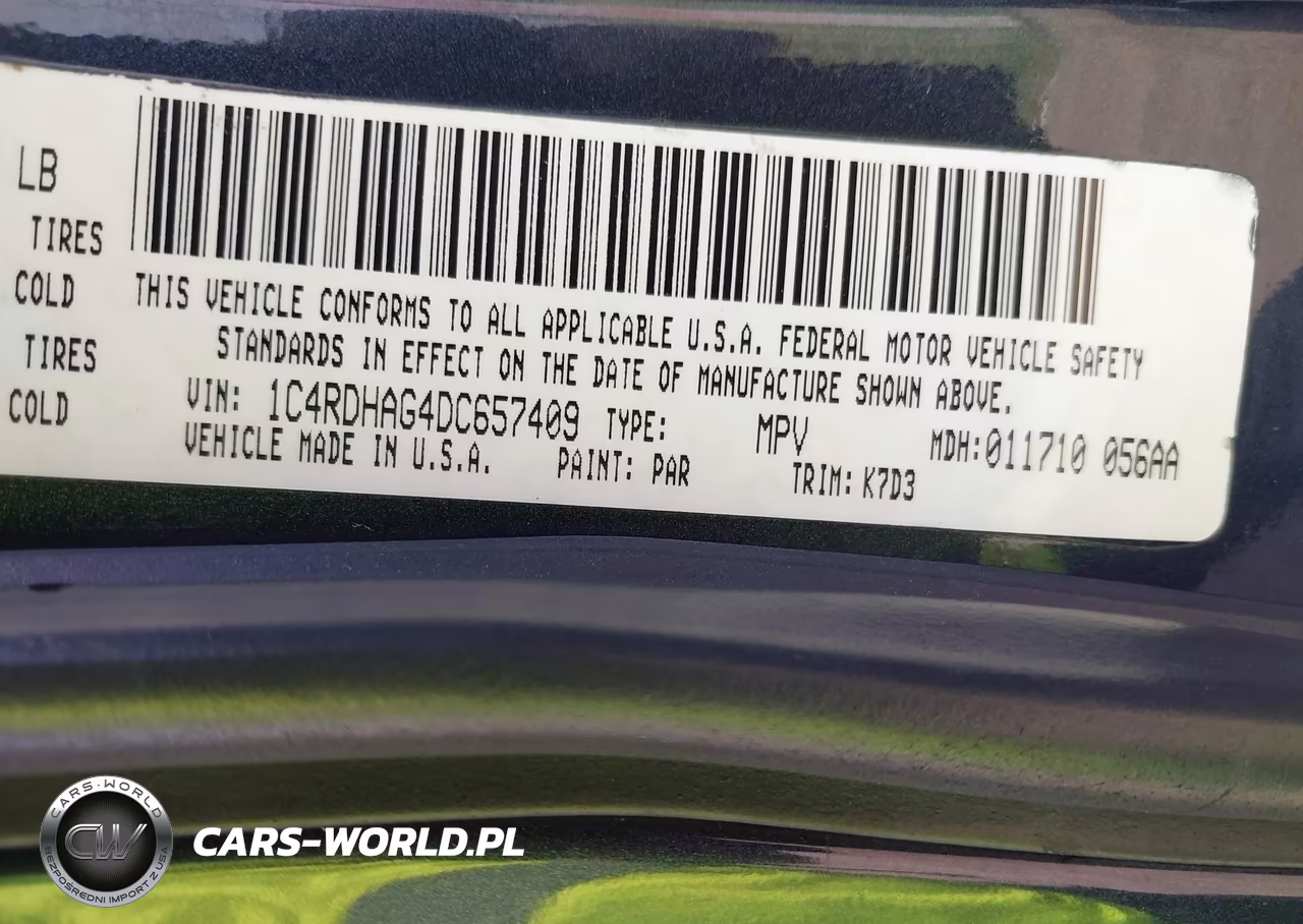 2013 Dodge Durango Sxt VIN:1C4RDHAG4DC657409 - 9