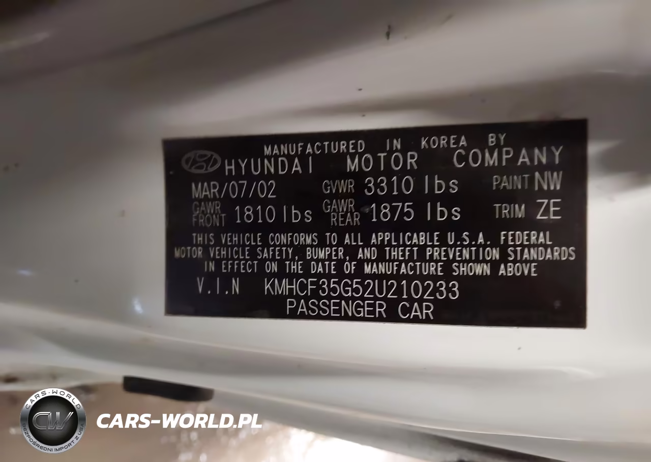 2002 Hyundai Accent L VIN:KMHCF35G52U210233 - 9