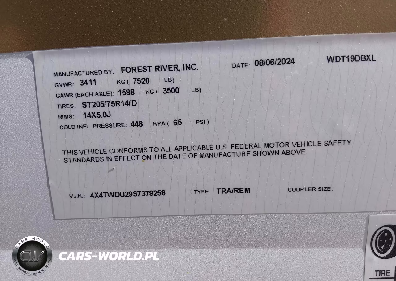 2025 Wildwood Other VIN:4X4TWDU29S7379258 - 9