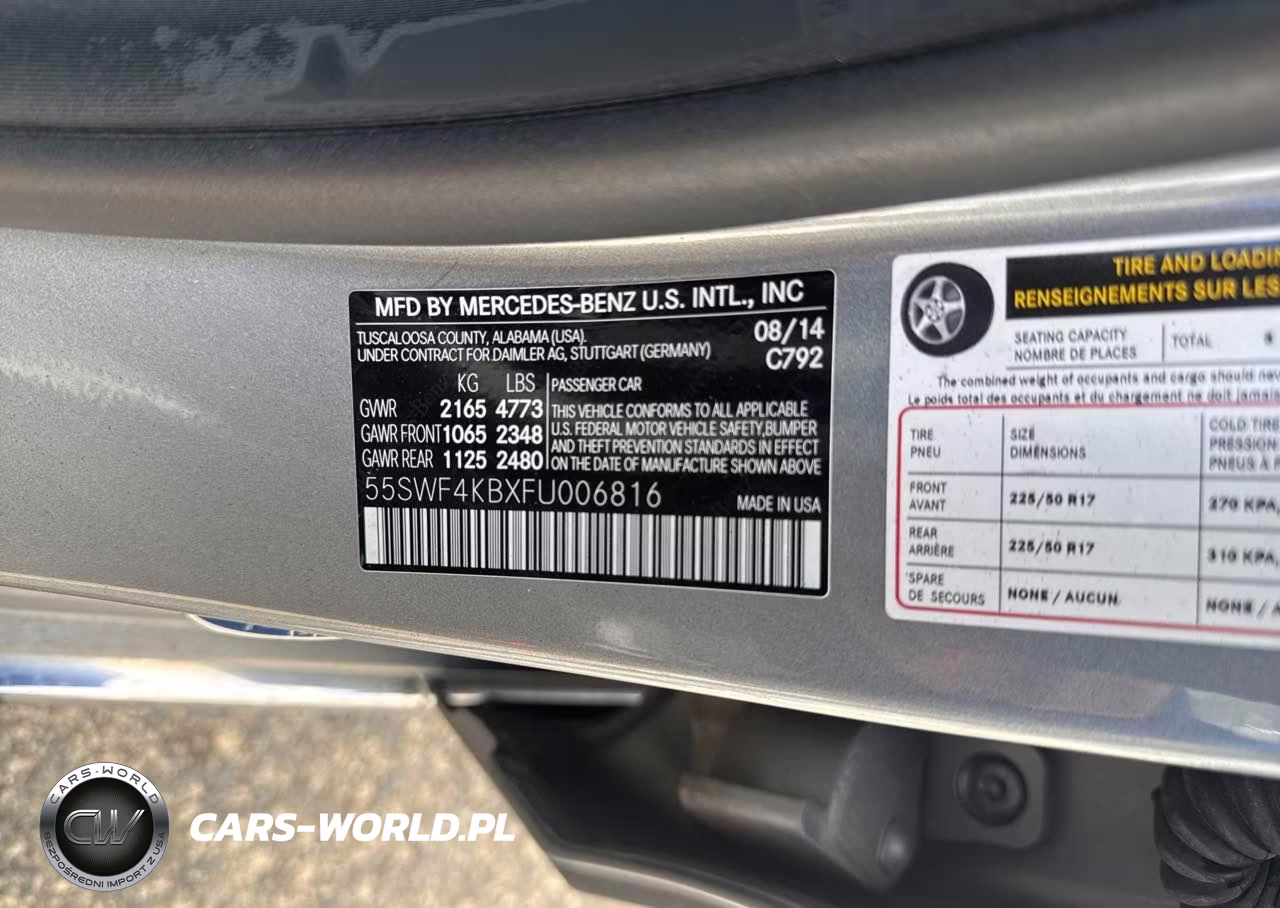2015 Mercedes-Benz C 300 4Matic VIN:55SWF4KBXFU006816 - 9